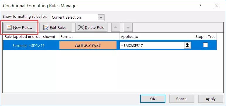 Hướng dẫn cách đánh dấu hàng dựa trên giá trị ô trong Excel